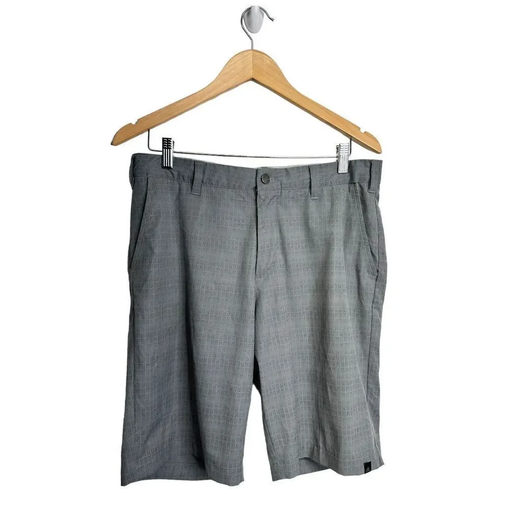 Adidas Shorts‎ Mens Athletic Gray Bermuda Size 32